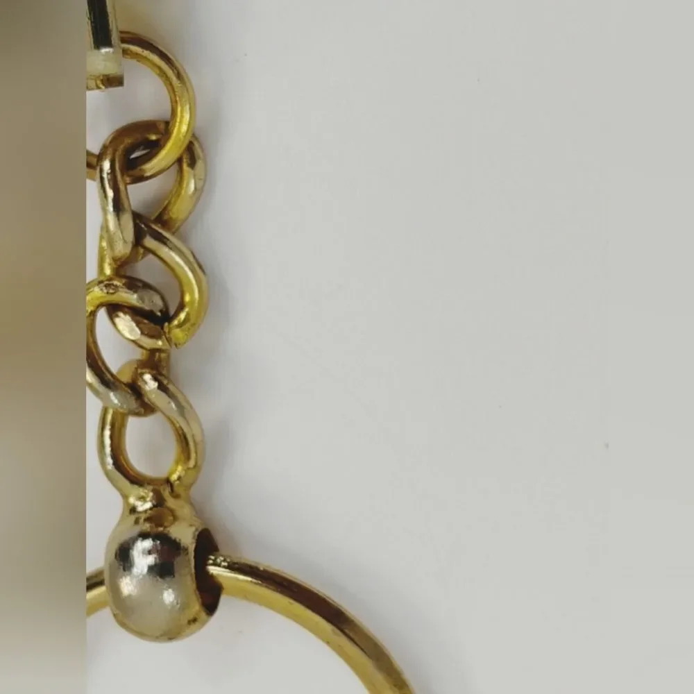 Las Vegas Keyring Gold Metal And Plastic